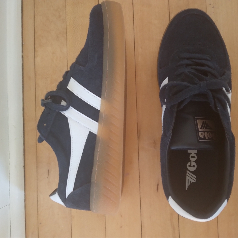 Gola Grandslam Navy Sneakers - Picture 2 of 6